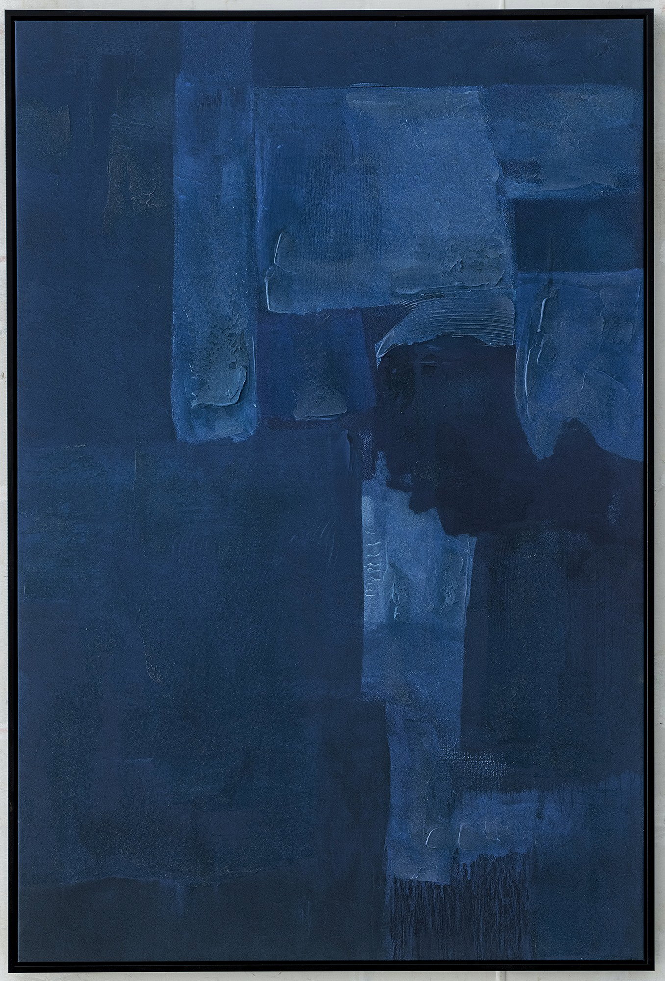 What the Silence Knows Frame Canvas Azure