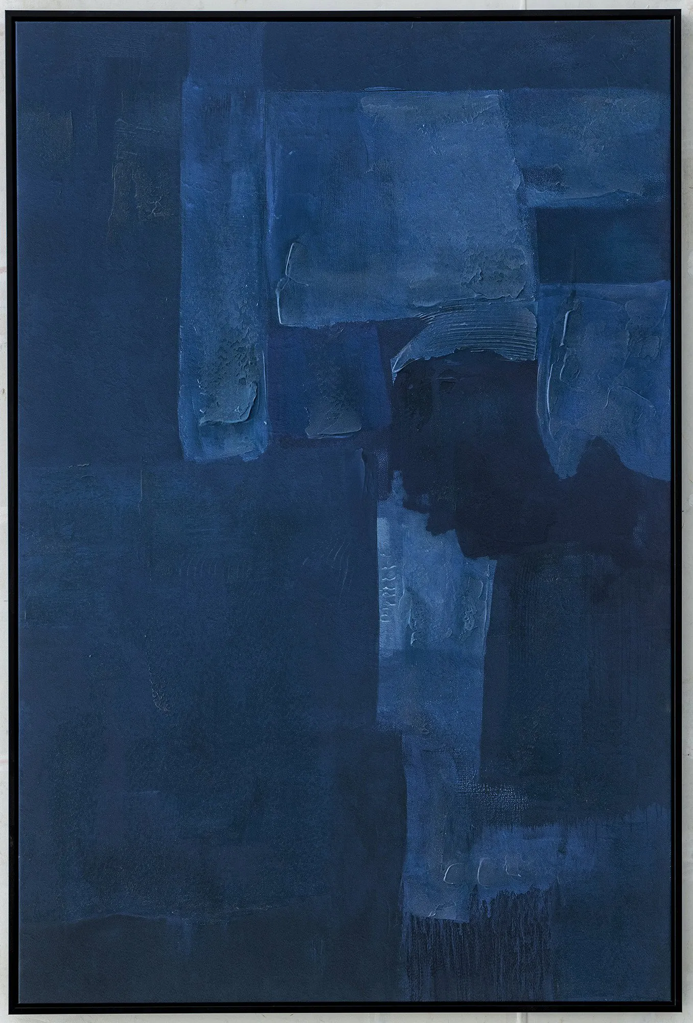 What the Silence Knows Frame Canvas Azure