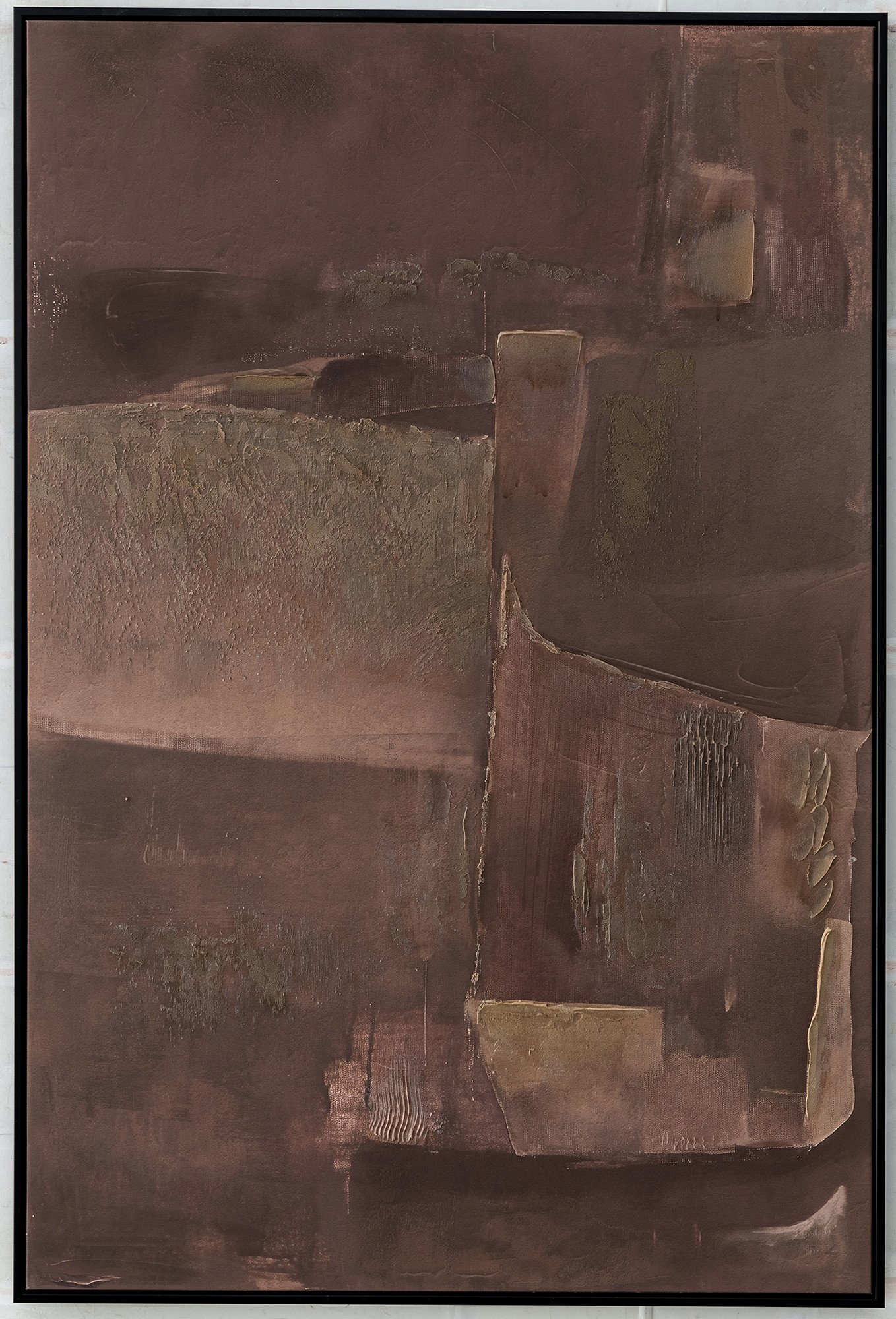 What the Silence Knows Frame Canvas Musk