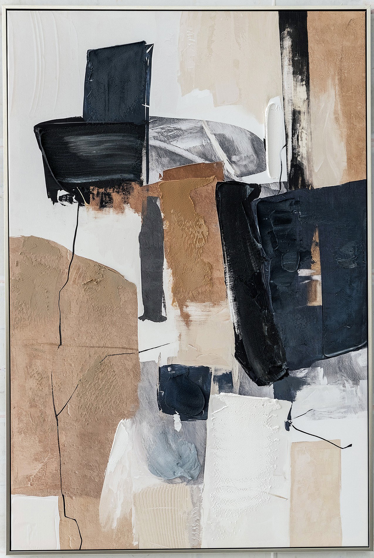 The Quiet Arrangement Frame Canvas Cool