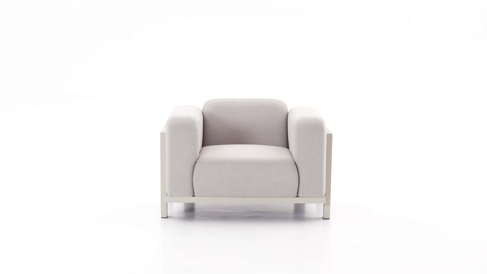 Noosaville Beige Outdoor Fabric Armchair