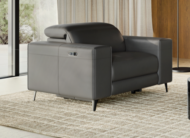 Stirling Leather Recliner Armchair