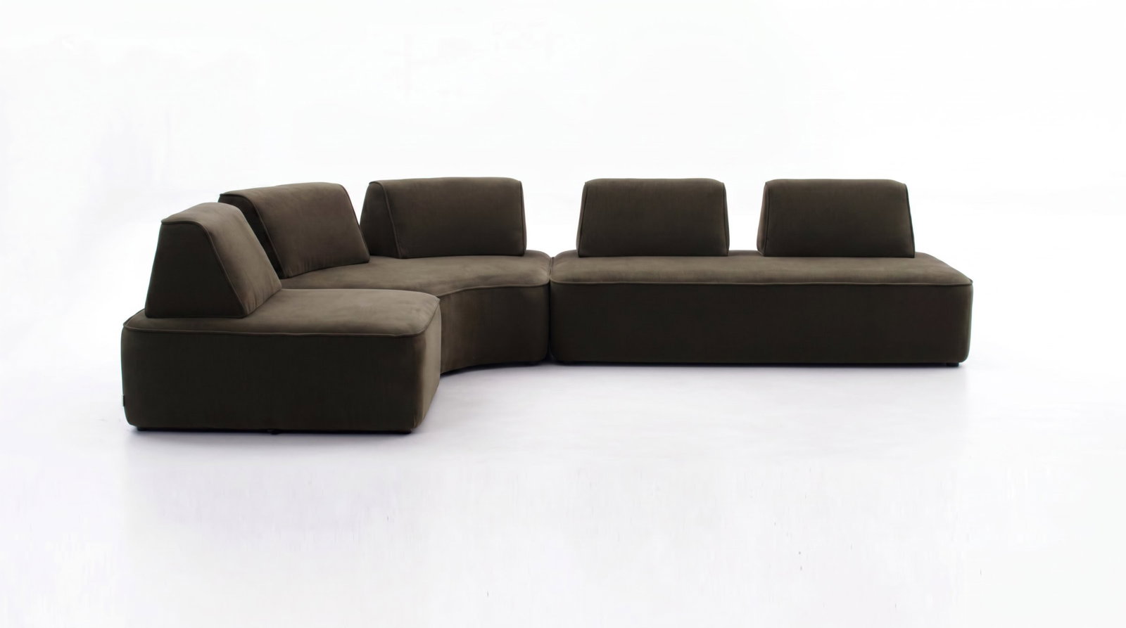 Wedge Olive Outdoor Modular Lounge