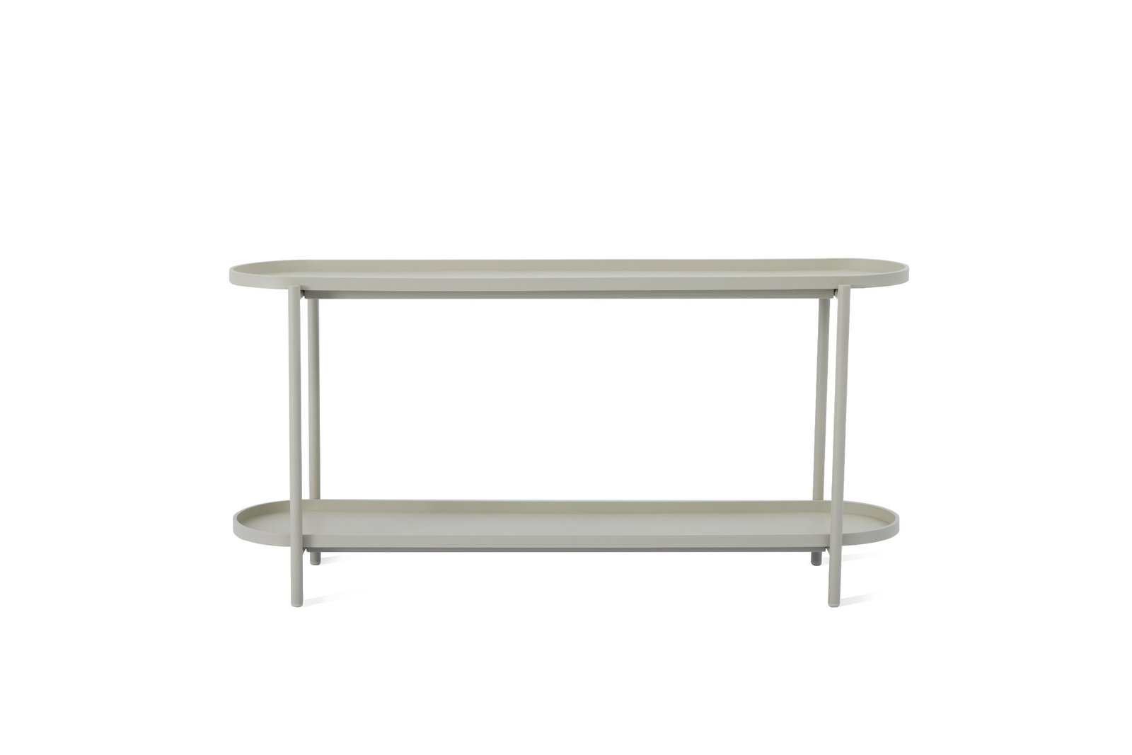 Lazyarvo Latte Outdoor Aluminium Oval Console