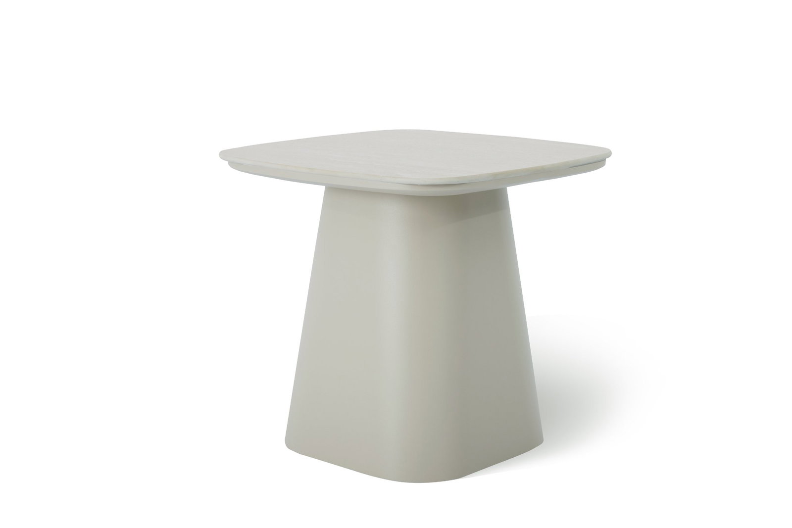 Bester Latte Aluminium Coffee Table Small, with Ceramic Top