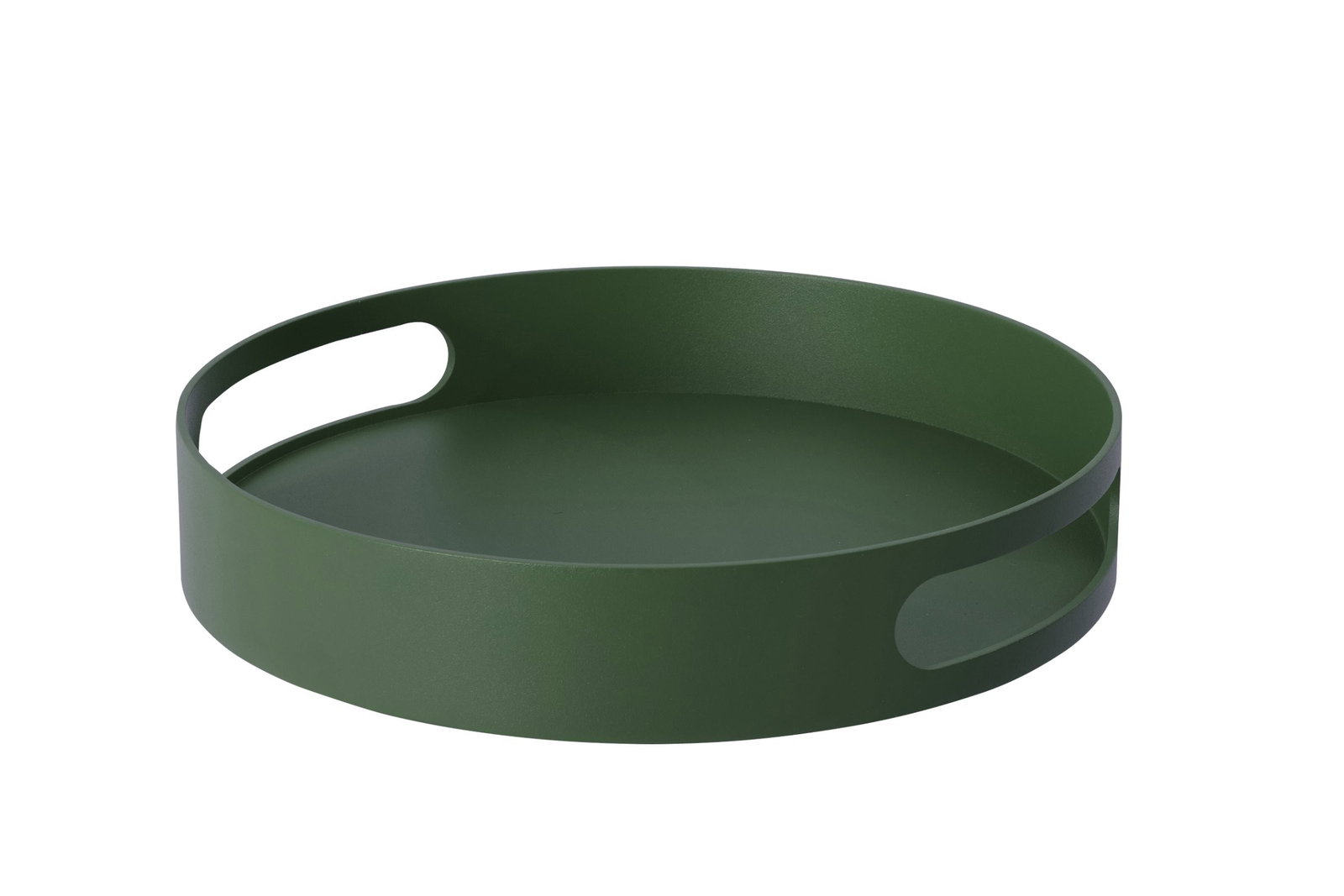 Lazyarvo Olive Outdoor Aluminium Round Tray Medium