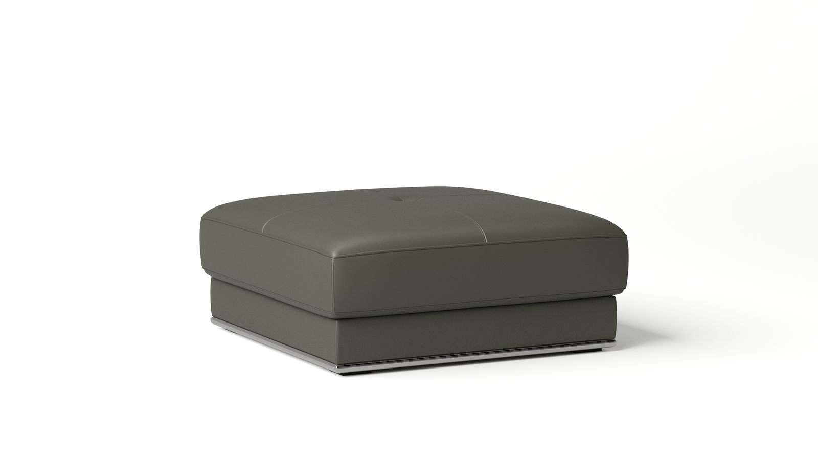 Napoleon Leather Ottoman 100x100x45