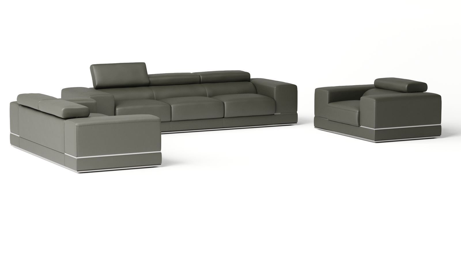 Napoleon Leather Sofa Suite 3 + 2 + 1