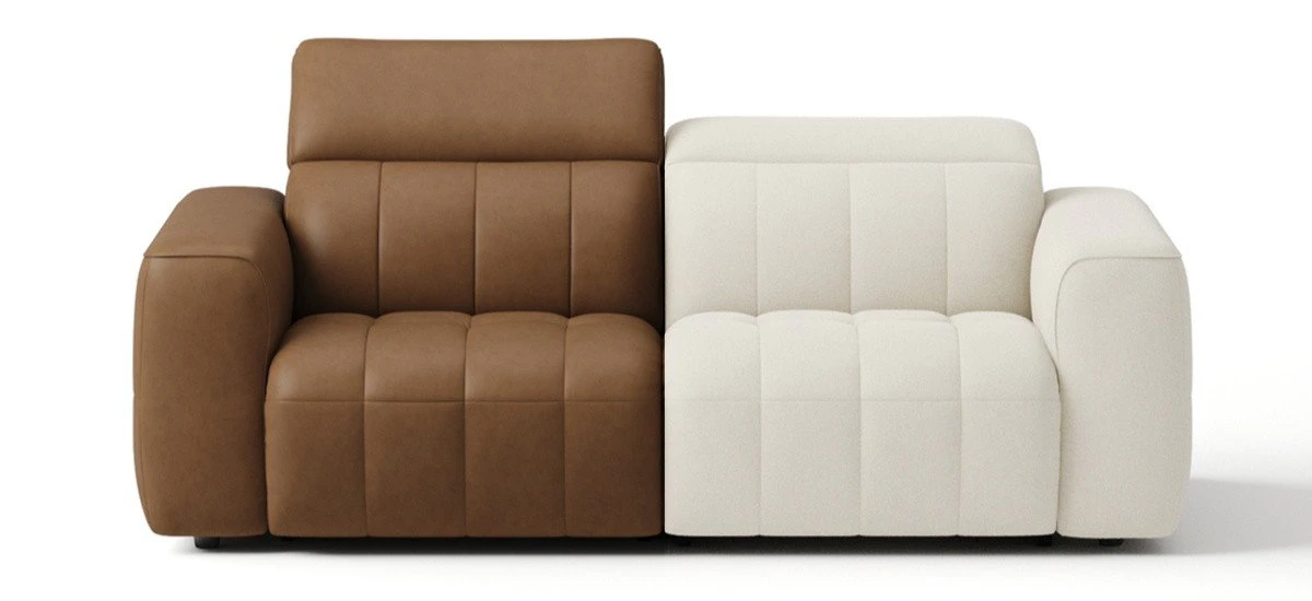 2 seater recliner sofa independent recline positions