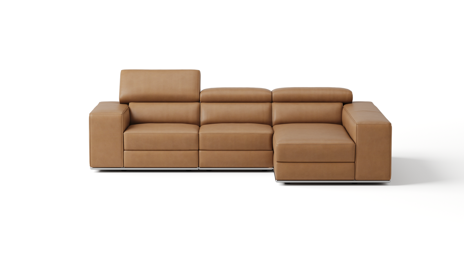 Lorenzo Leather Chaise Lounge Option A 3