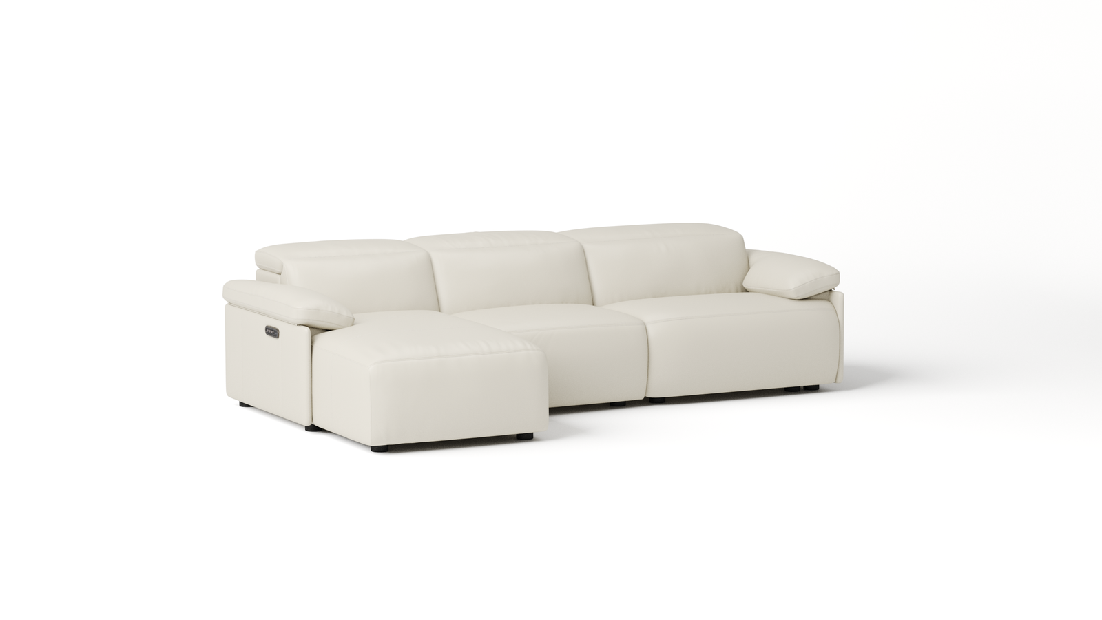 Harlow Leather Chaise Lounge Option A 2