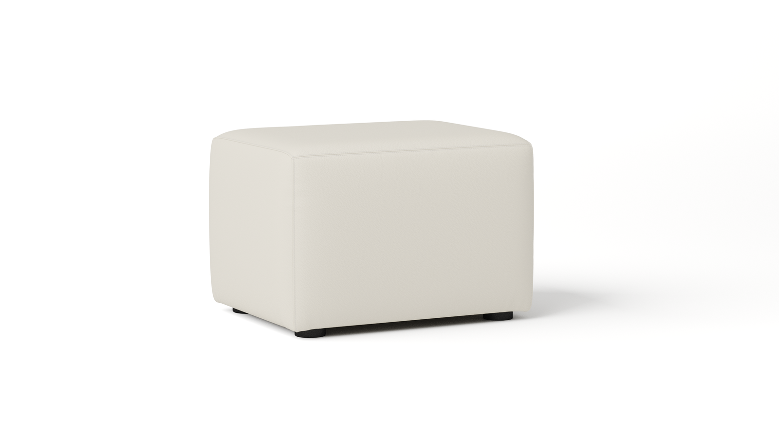 Harlow Leather Ottoman