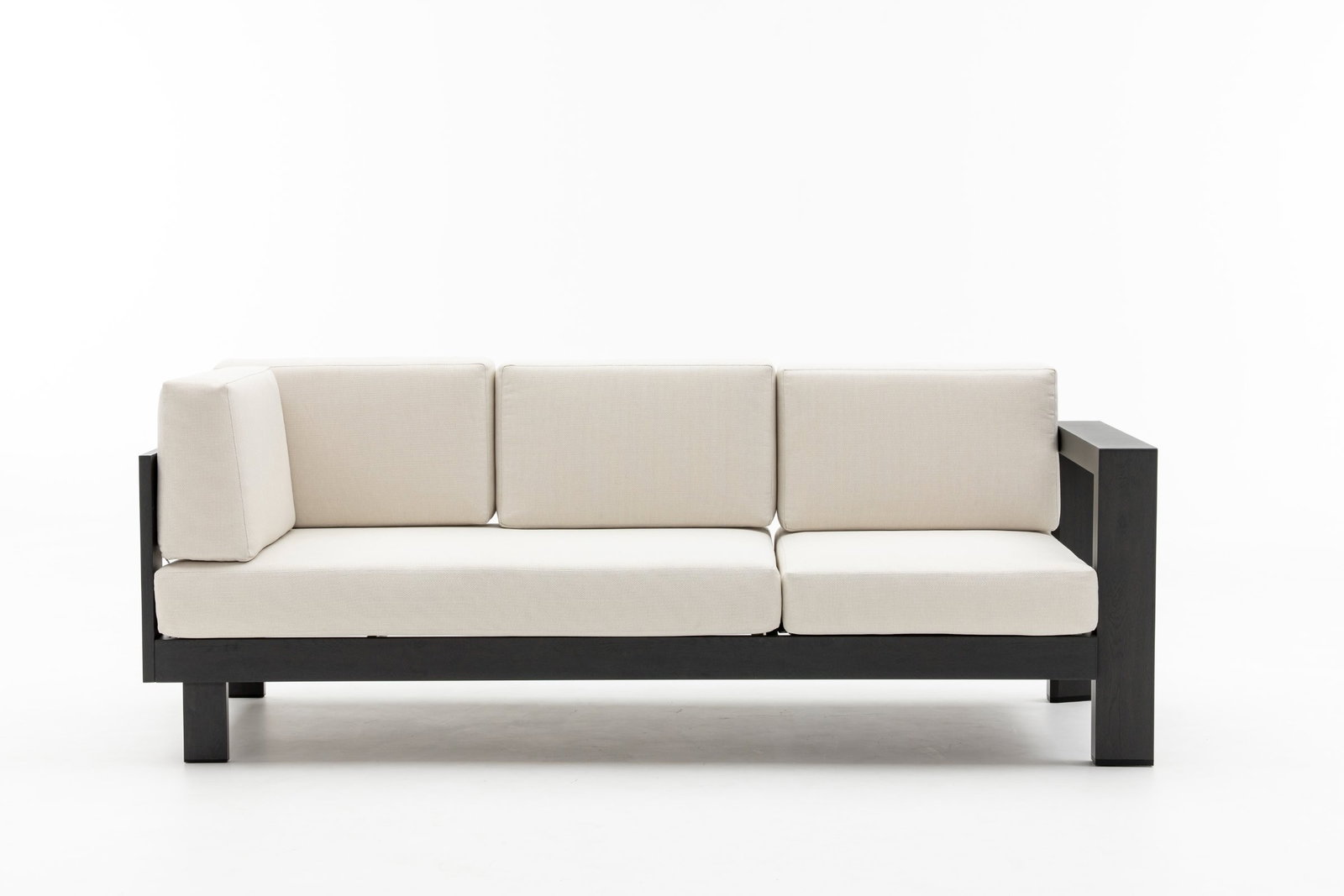 Sunwave Ebony Outdoor Aluminium Corner Lounge