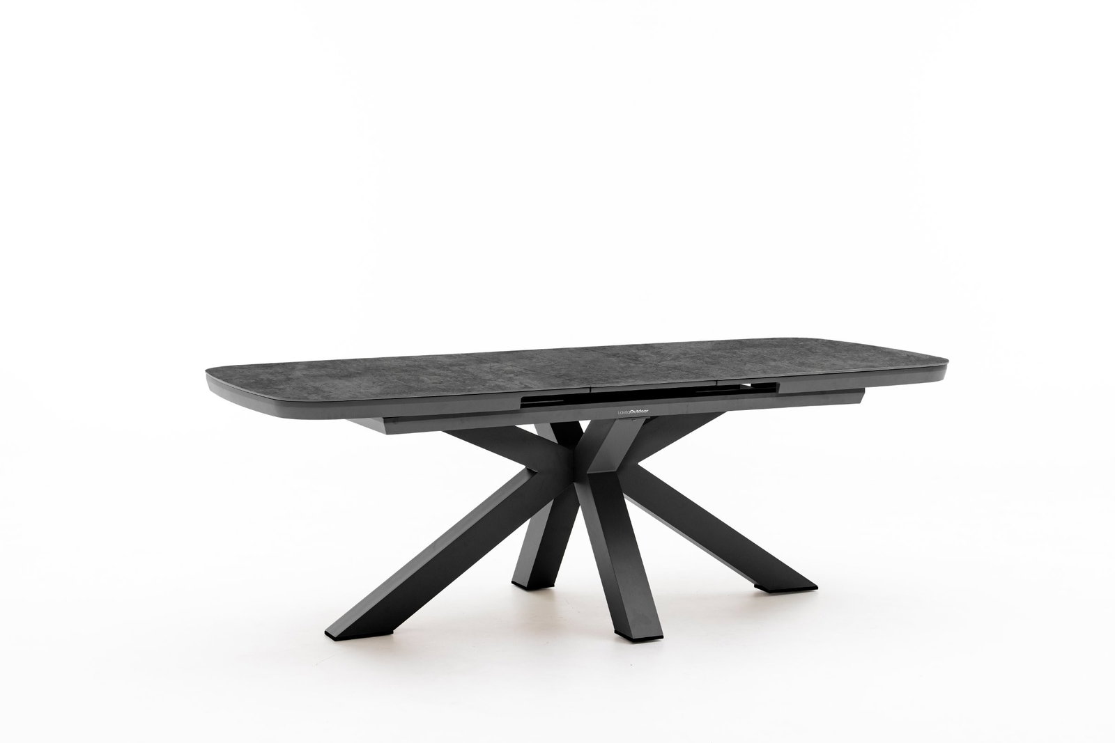 Fraser Anthracite 7-Piece Extendable Outdoor Dining Set
