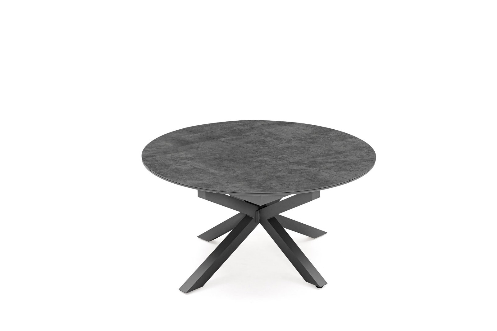 Fraser Anthracite 5-Piece Round Extendable Outdoor Dining Set
