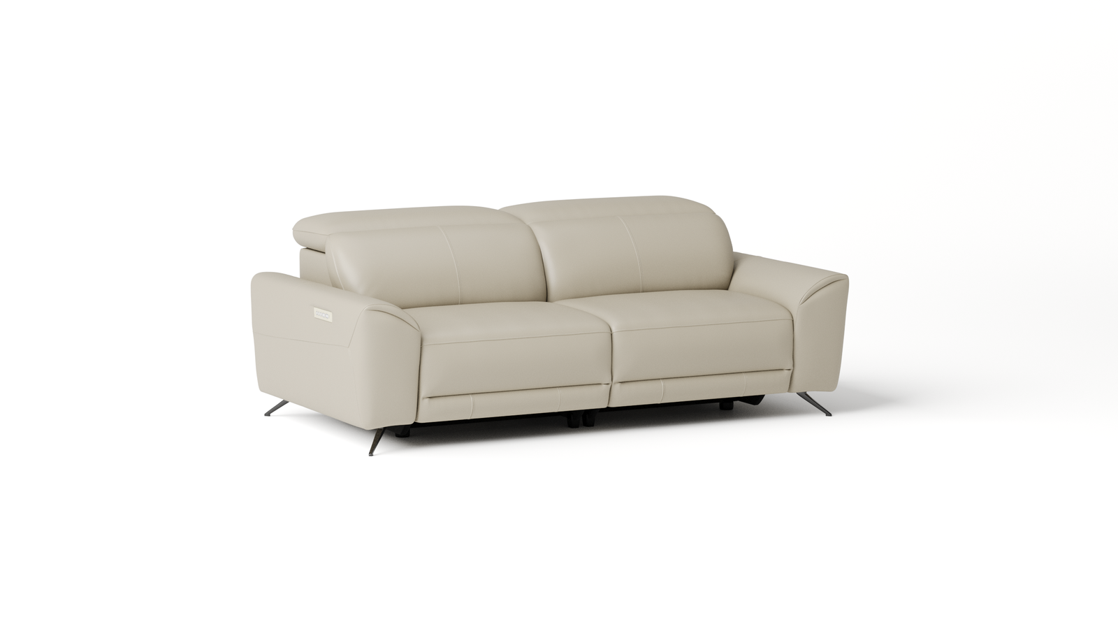 Dover Leather Recliner Two Seat Sofa