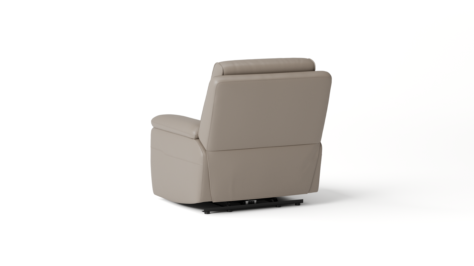 Abbotsford Leather Armchair Power Recliner, Power Headrest 3