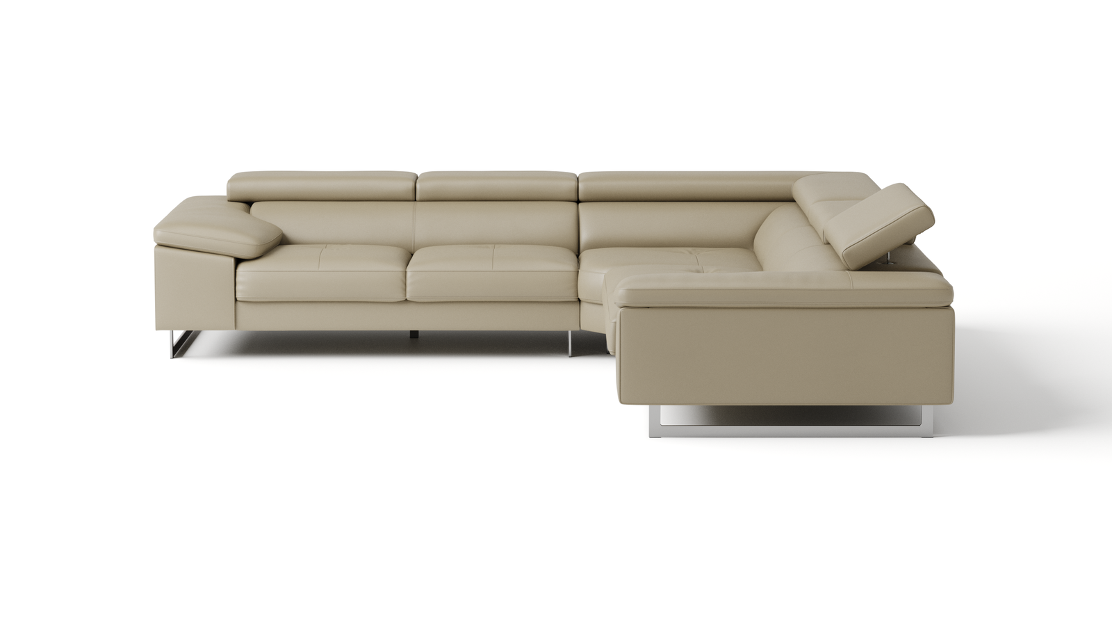 Boston Leather Corner Lounge Option A