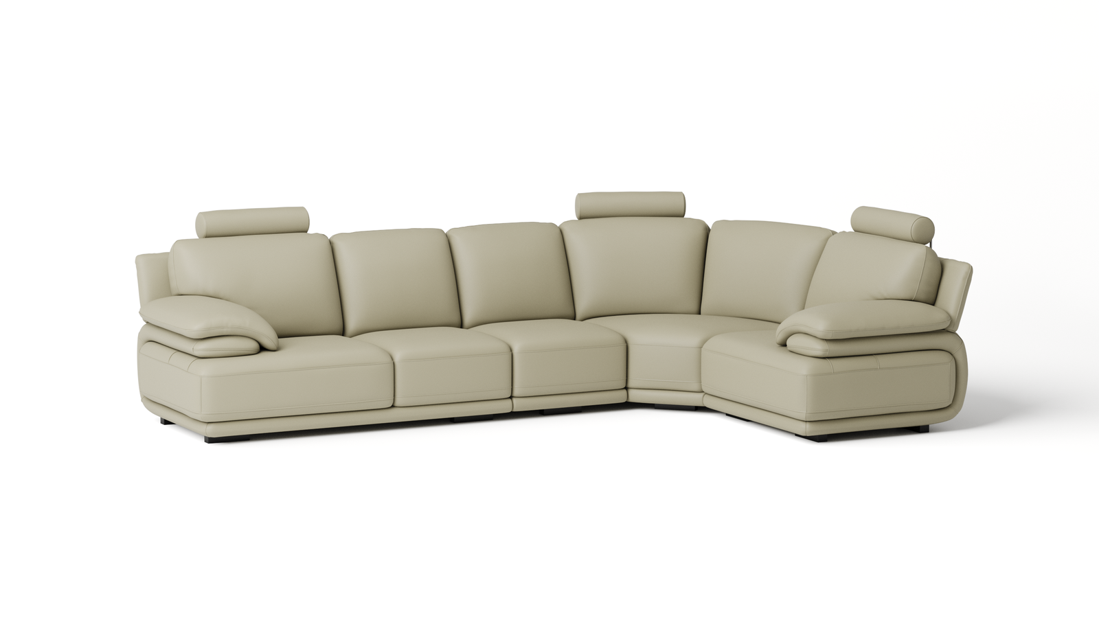 Juliet Leather Corner Lounge Option F