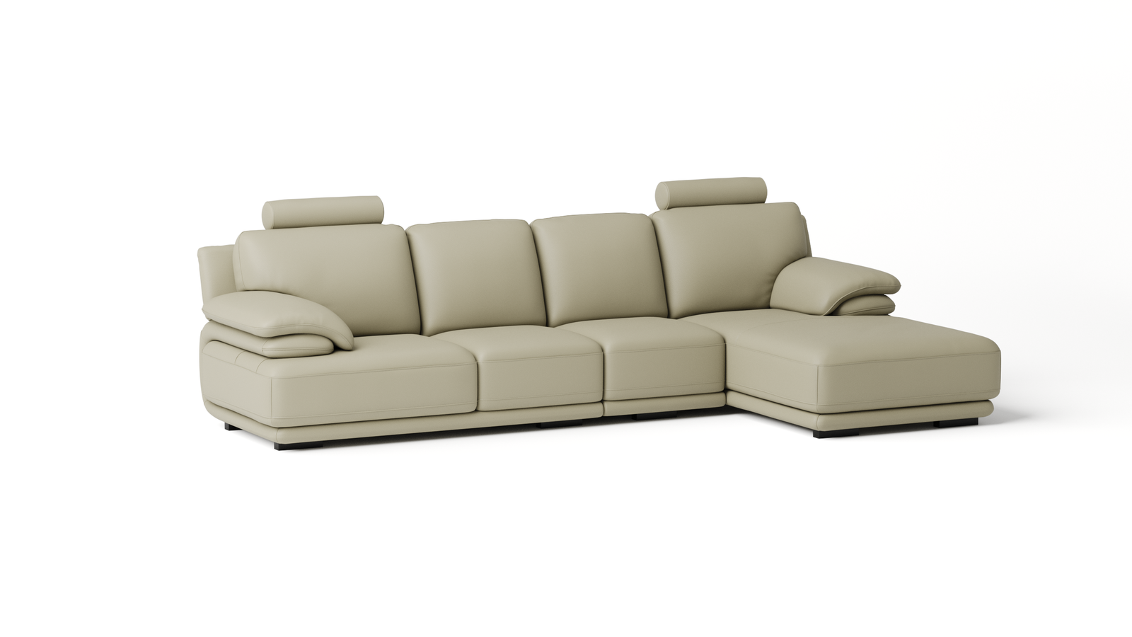 Juliet Leather Chaise Lounge Option B