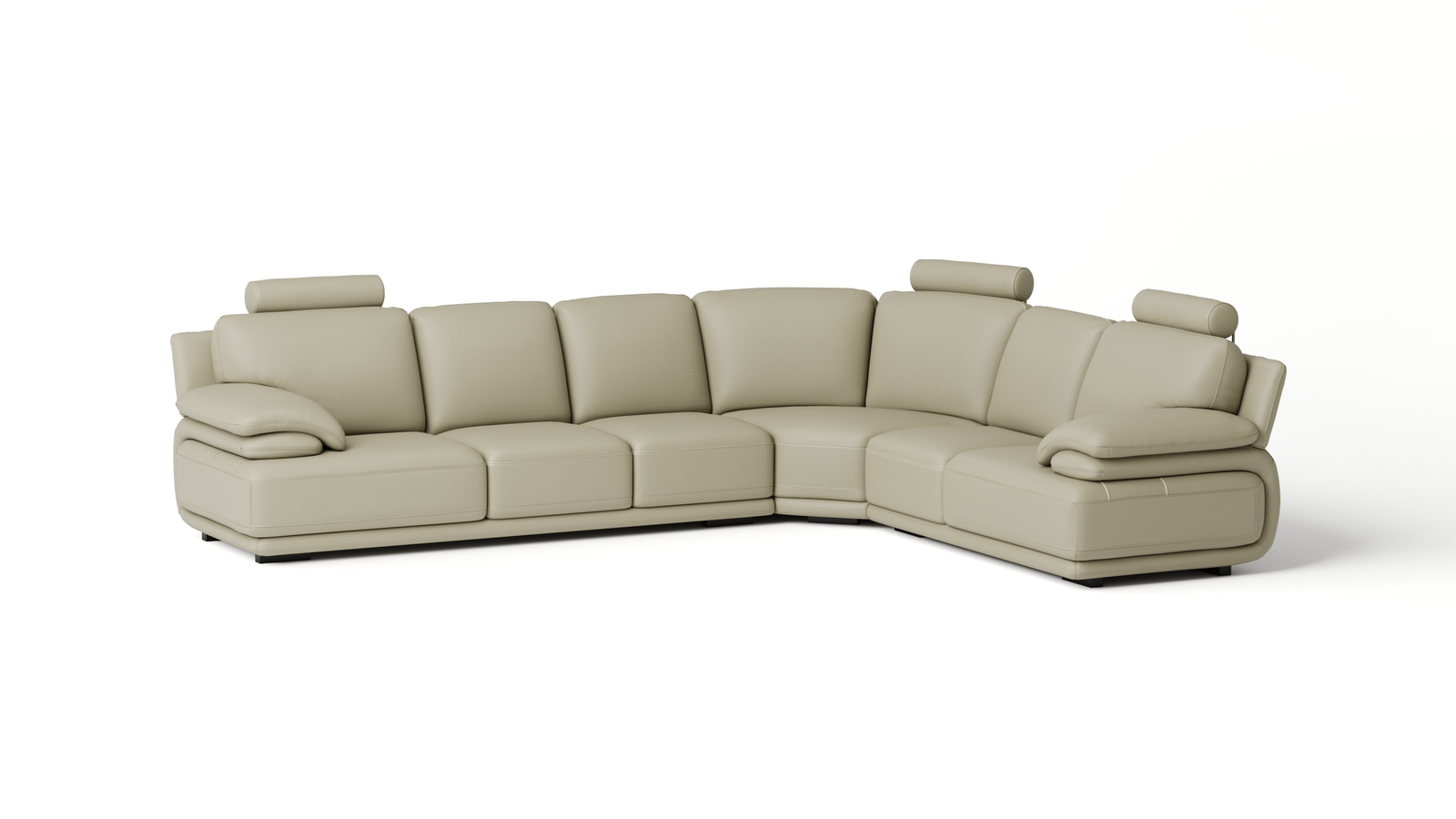 Juliet Leather Corner Lounge Option D