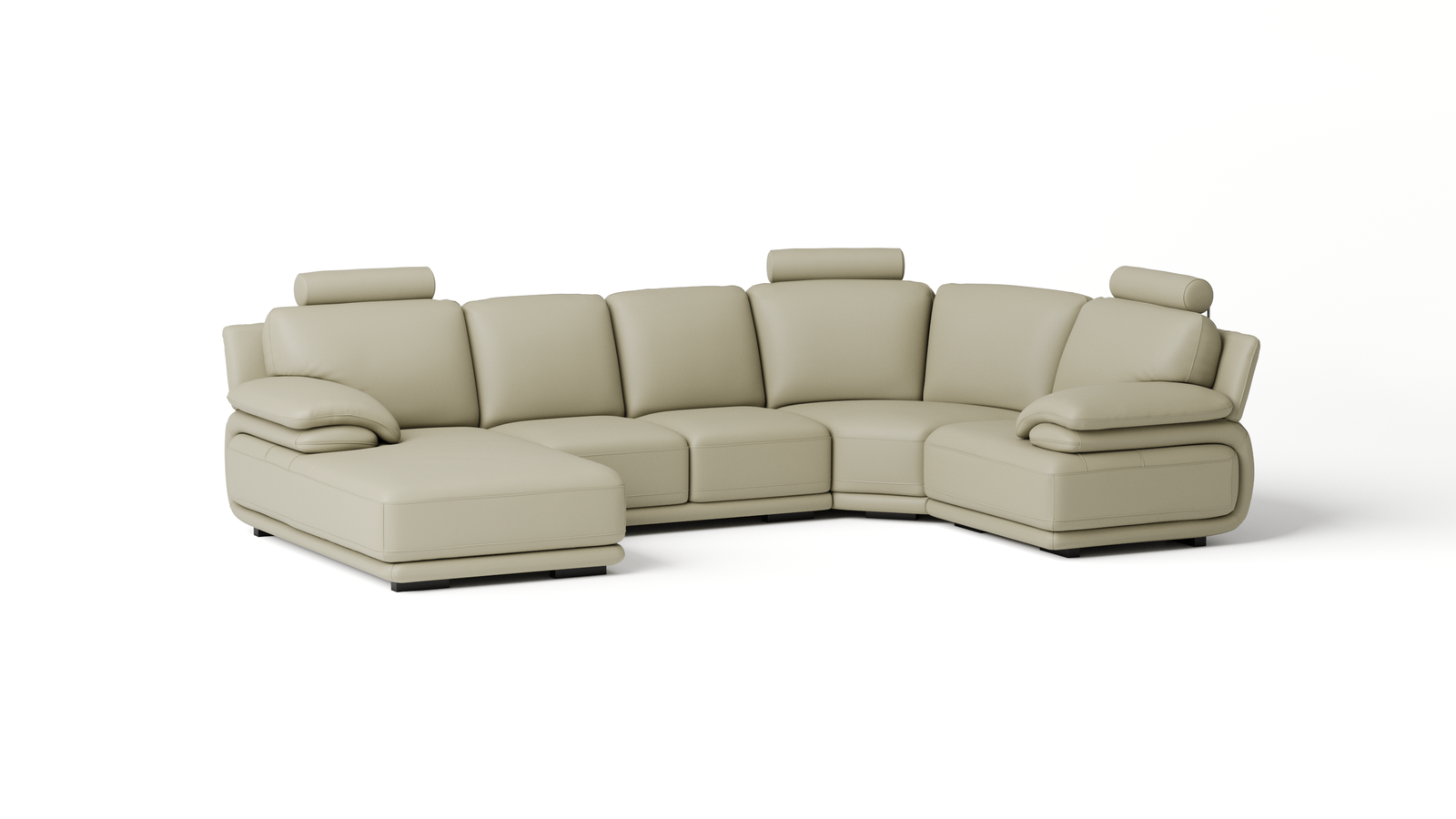 Juliet Leather Modular Lounge Option C