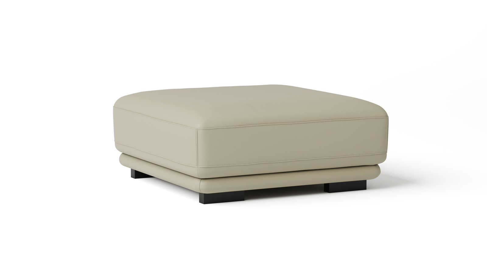 Juliet Leather Ottoman 100x100x45