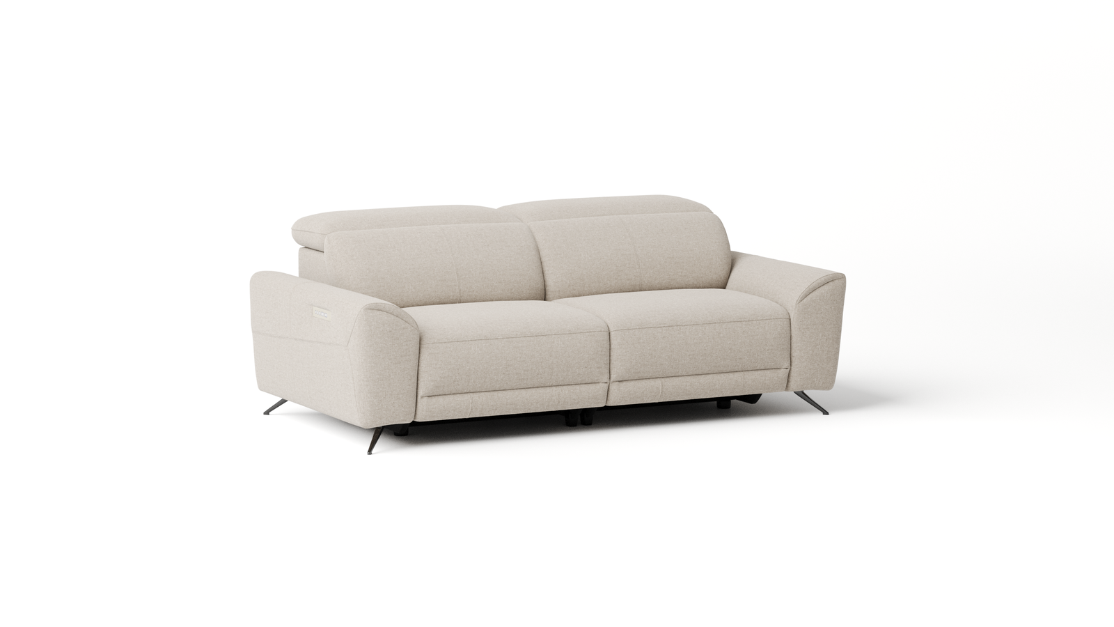 Dover Fabric Recliner Two Seater Sofa