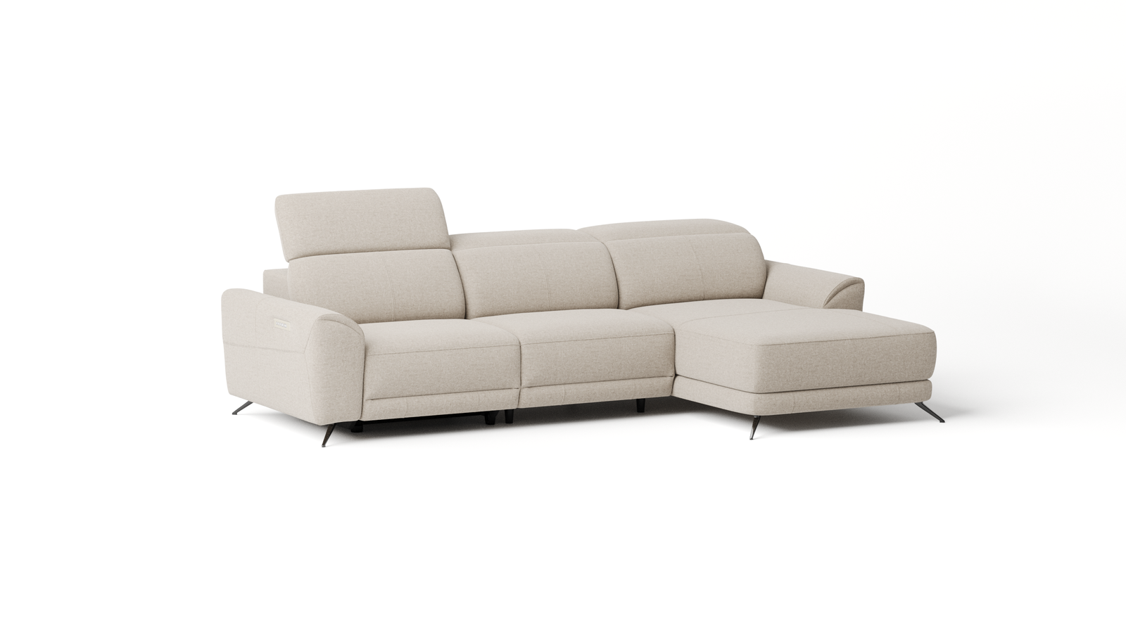 Dover Fabric Chaise Lounge Option A