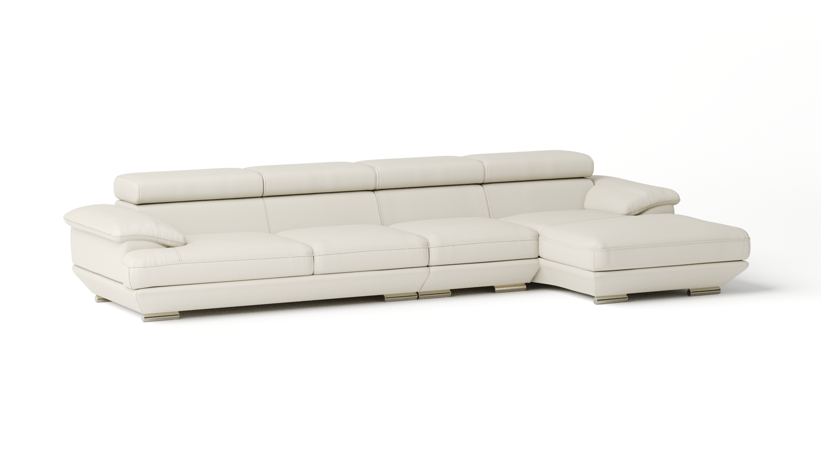 Lexington Leather Chaise Lounge Option B