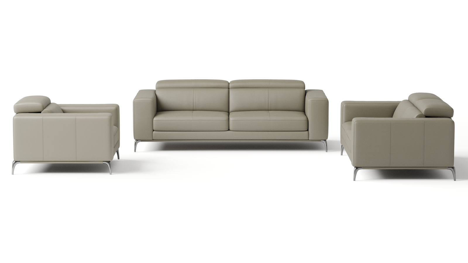 Club Leather Sofa Suite 3 + 2 + 1
