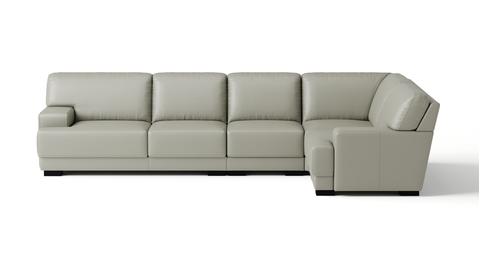Volante Leather Corner Lounge Option F 3