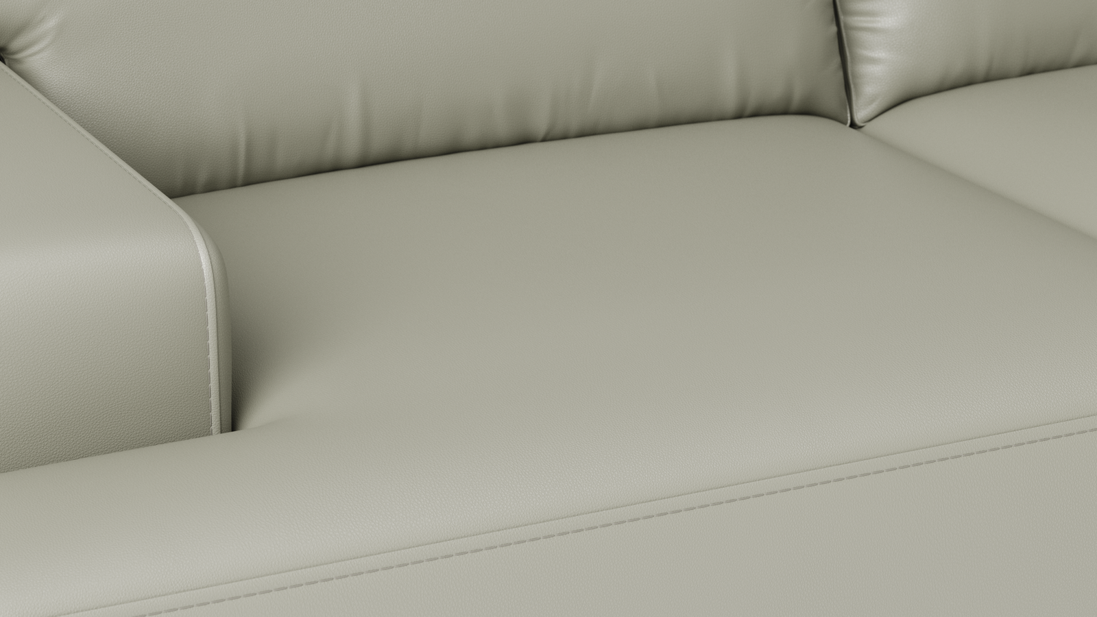 Volante Leather Corner Lounge Option B 5