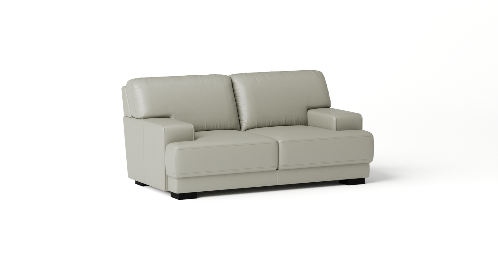 Volante Leather Two Seat Sofa