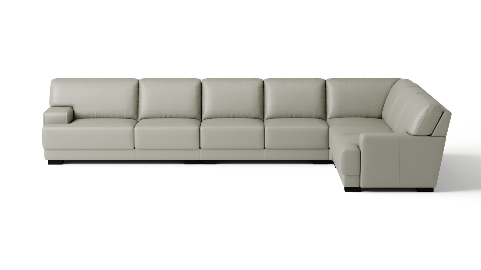 Volante Leather Corner Lounge Option C 3
