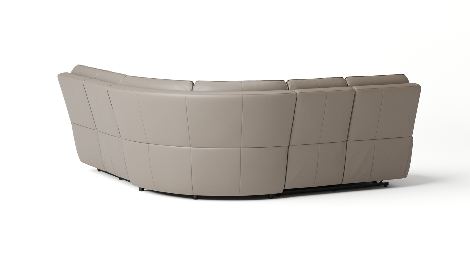 Kelsea Leather Corner Lounge Option A With Manual Recliner 3
