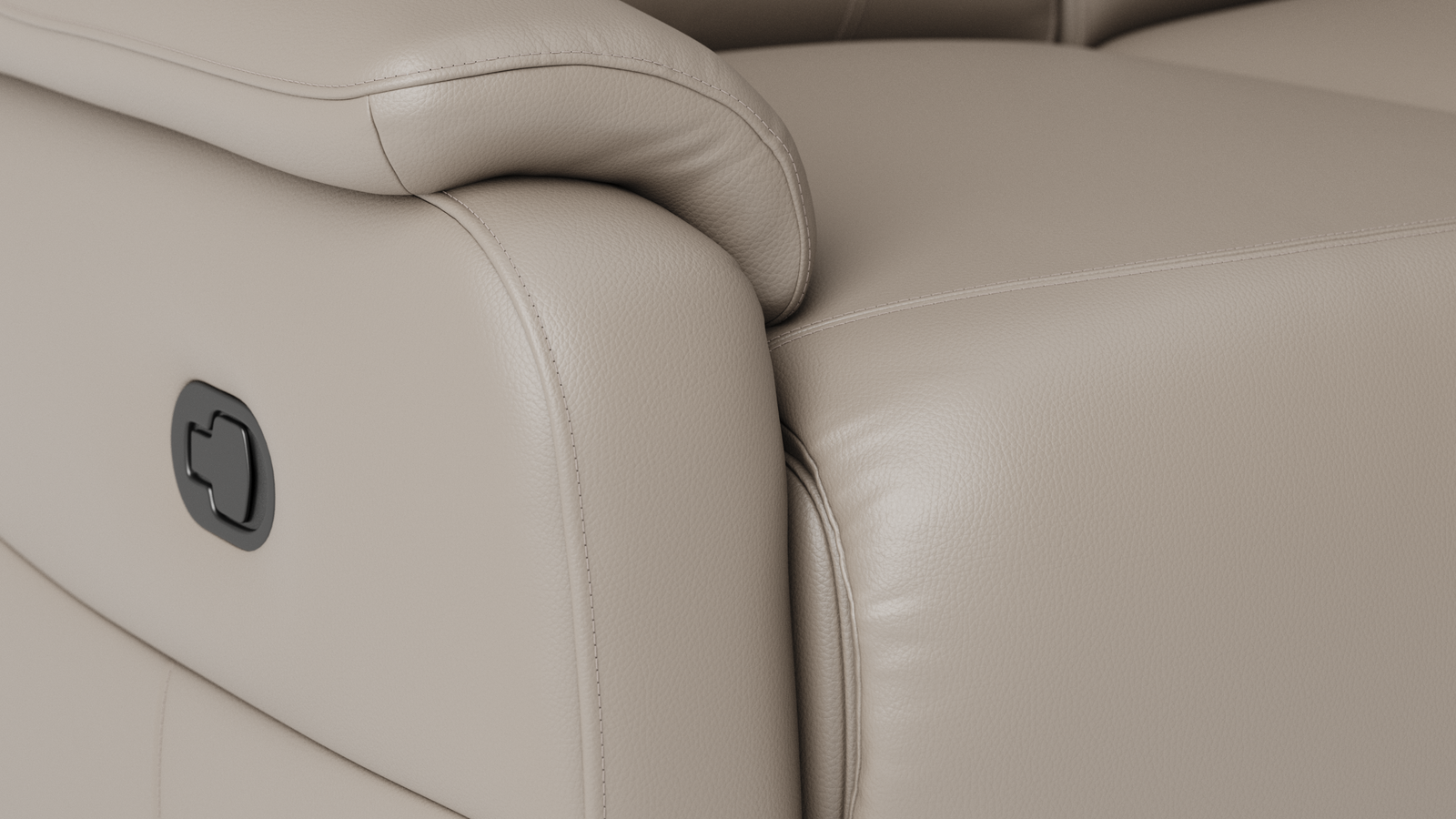 Kelsea Leather Corner Lounge Option A With Manual Recliner 4