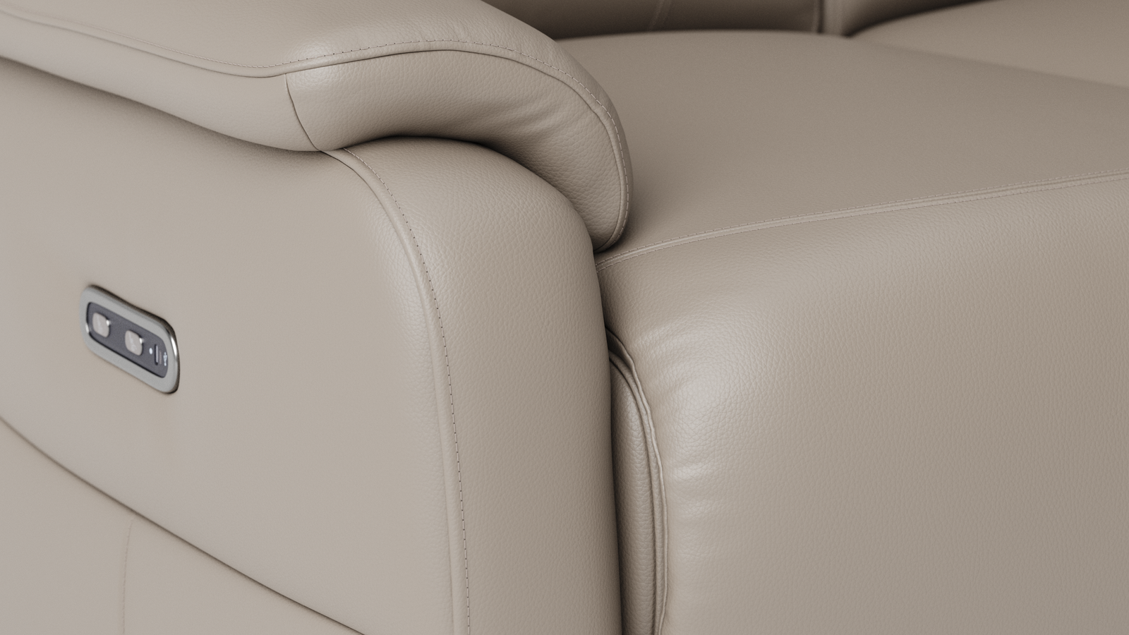 Kelsea Leather Corner Lounge Option A With Power Recliner 3