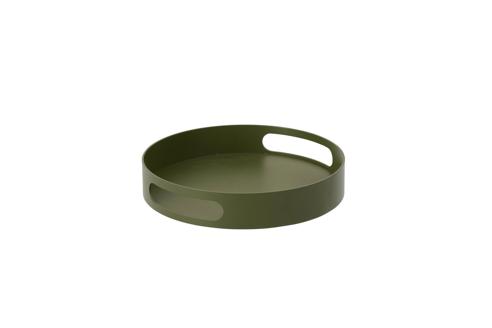 Lazyarvo Olive Outdoor Aluminium Round Tray Small