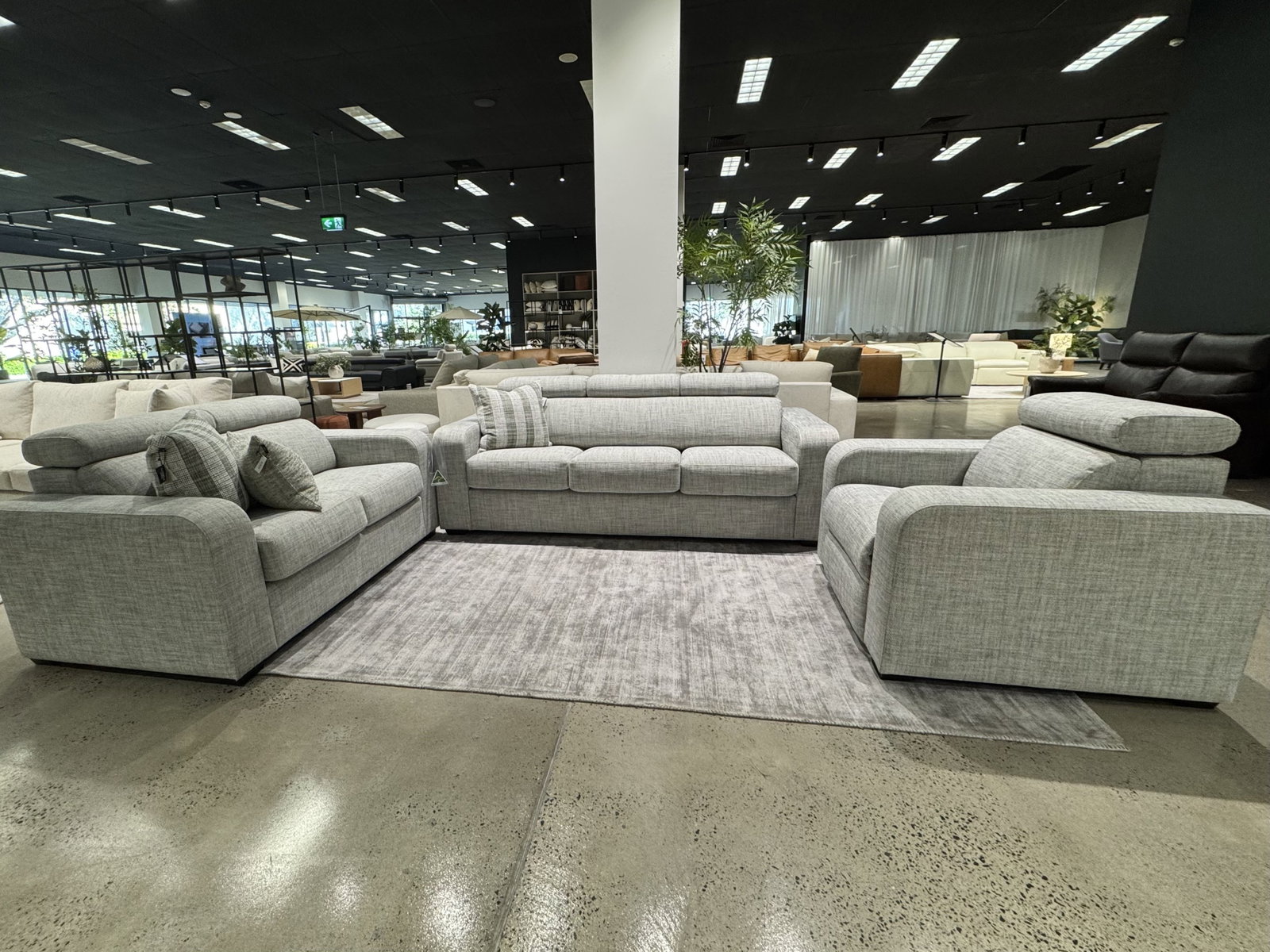 ASCOT 3+2+1(POWER RECLINER) Ascot 3 Seat Sofa + 2 Seat Sofa + Power Recliner Armchair (Fabric: Tier2 Profile Adonis Collection) 1