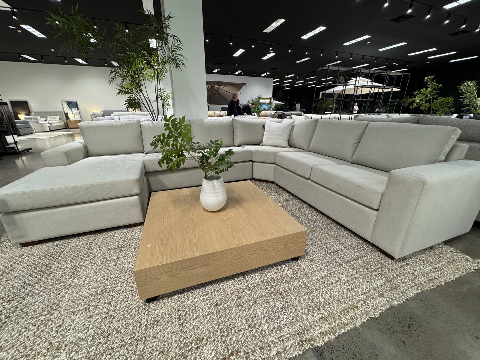 COTTLESLOE MODULAR LOUNGE WITH REVERSIBLE CHAISE Modular Lounge With Reversible Chaise (Fabric: Tier2 Warwick Bingle Collection) 1