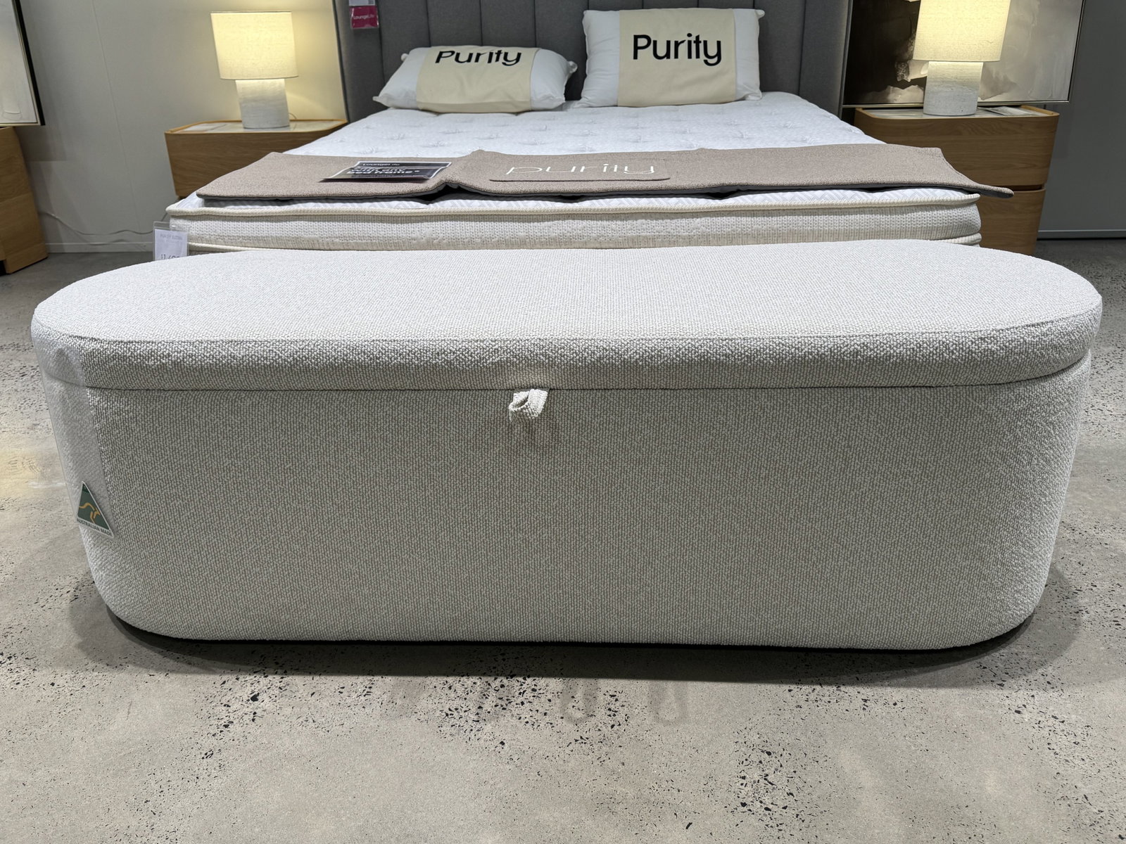 SOUTHGATE STORAGE OTTOMAN KING Fabric: Tier2 Custom (Southgate Storage Ottoman King Tier2 Custom) 1