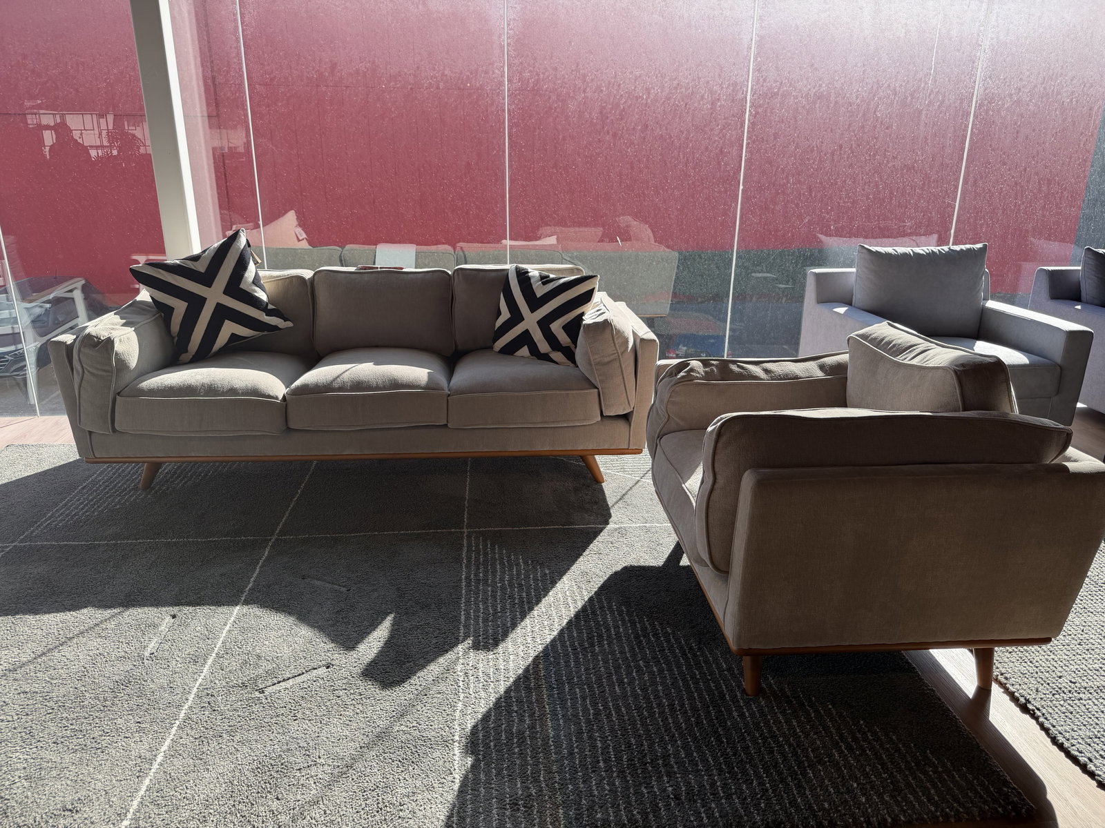 Olafur Fabric Armchair (Capri Truffle ) 1
