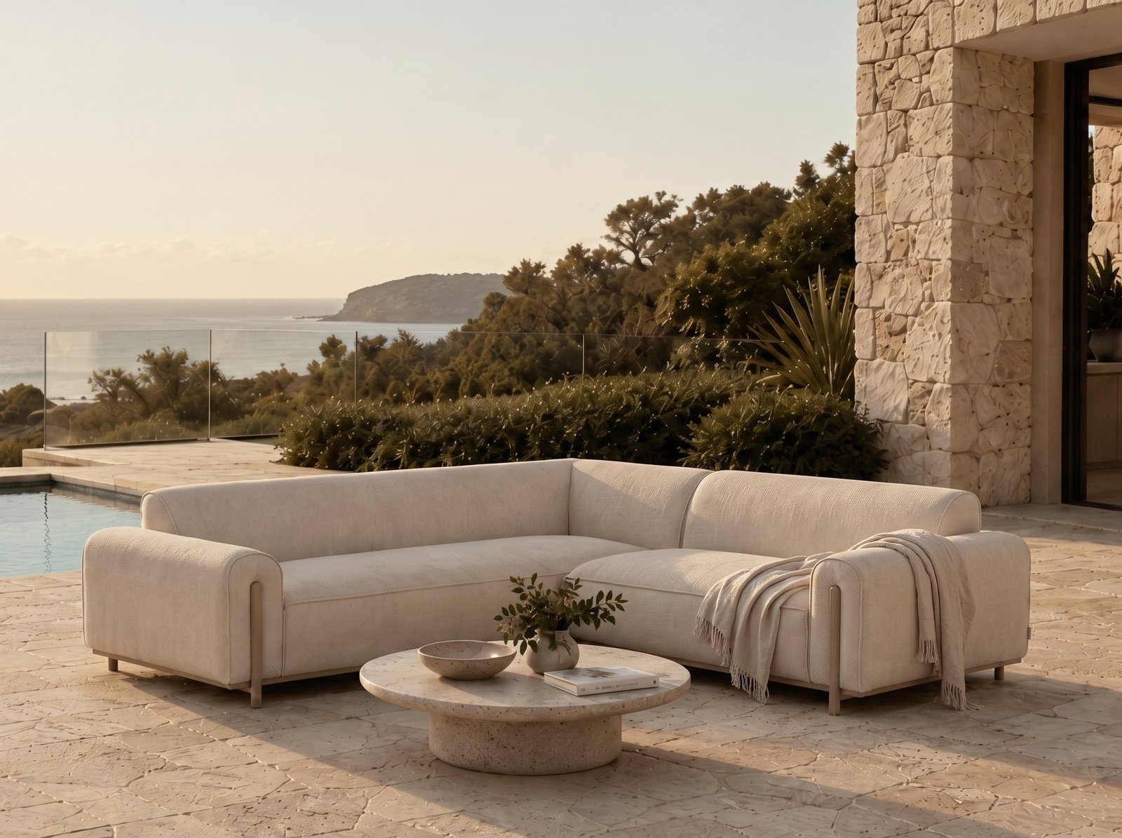 Nimbus Sand Outdoor Corner Lounge
