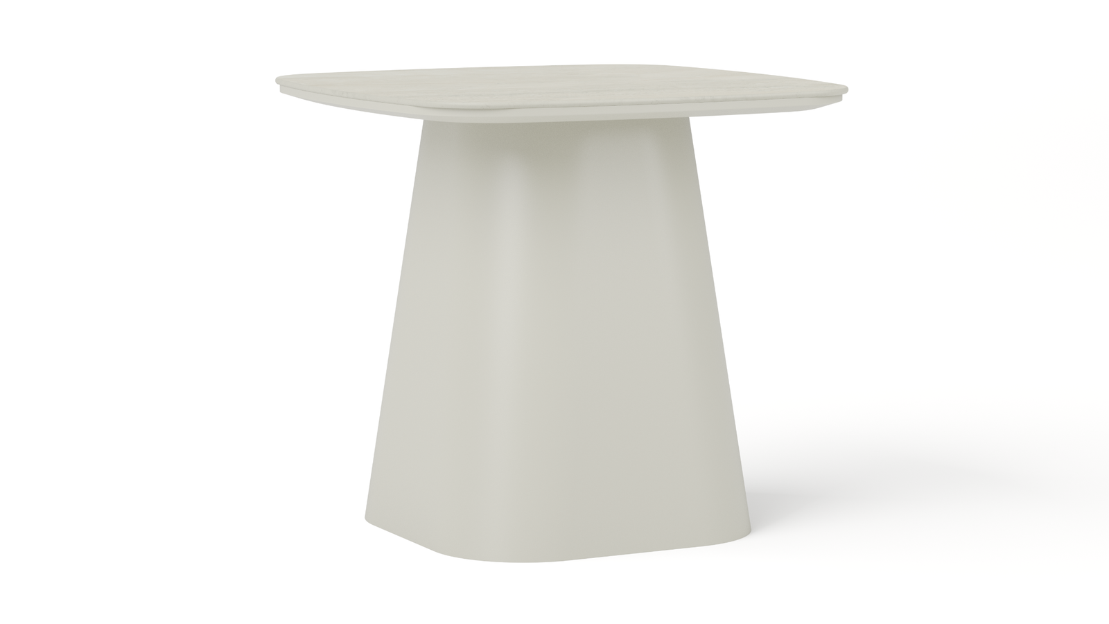 Bester Latte Aluminium Coffee Table Small, with Ceramic Top