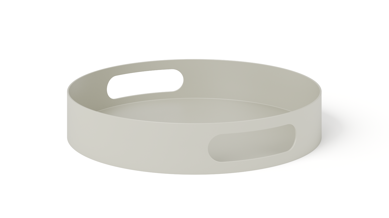 Lazyarvo Latte Outdoor Aluminium Round Tray Small