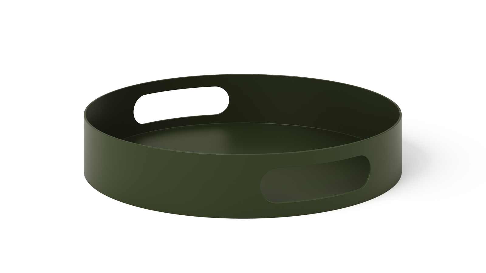 Lazyarvo Olive Outdoor Aluminium Round Tray Small