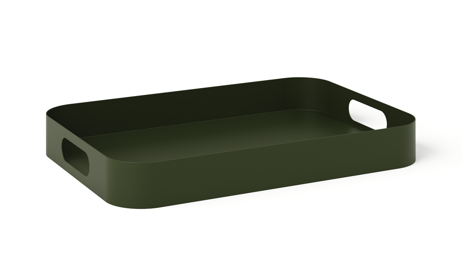 Lazyarvo Olive Outdoor Aluminium Rectangular Tray Medium