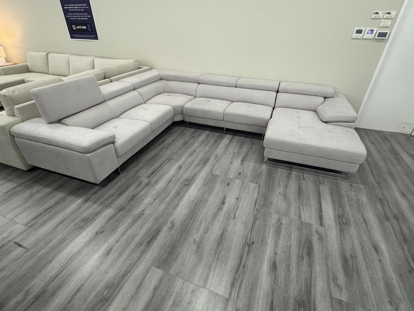 BOSTON Fabric Modular Lounge Option A Rhf Chaise 1