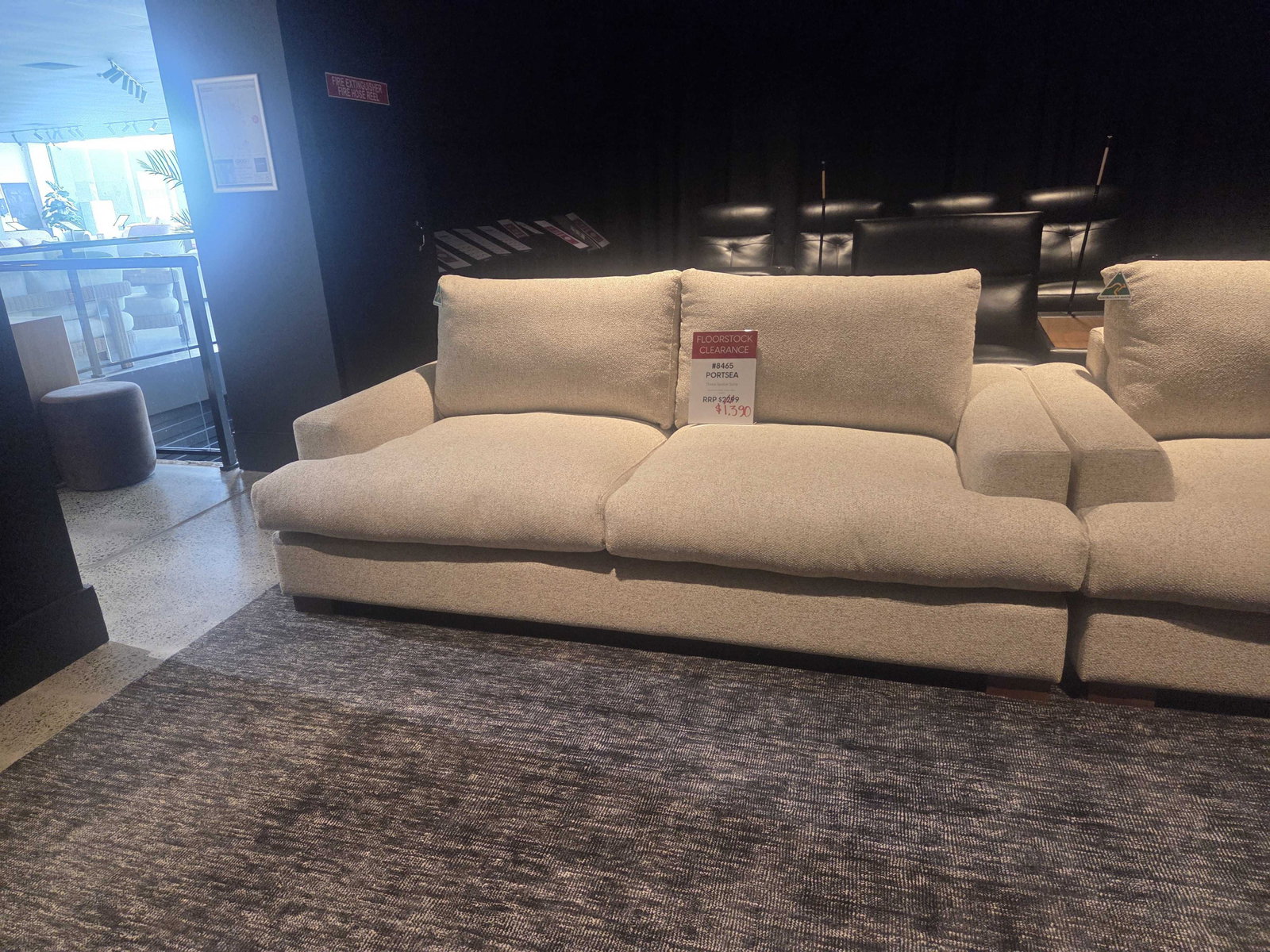PORTSEA Three Seater Sofa 1